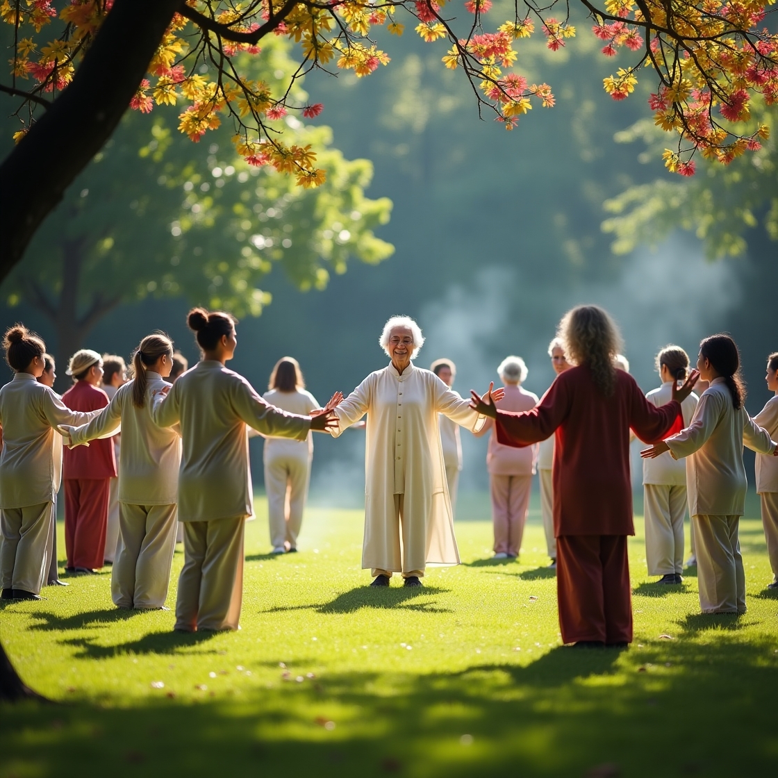 Weekend Tai Chi in the garden
